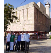 Outside Ma'arat HaMachpeila